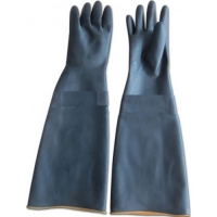 Găng tay chống axit đặc màu đen 